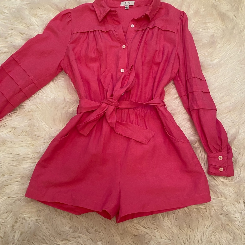 Fate adorable pink romper